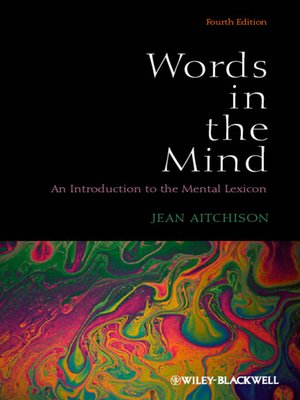 cover image of Words in the Mind